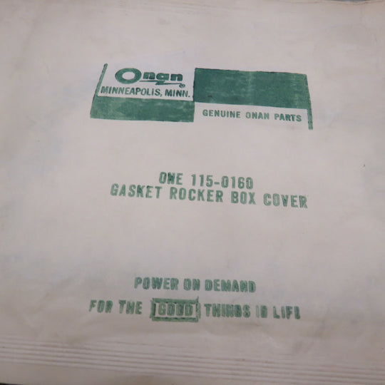 Onan 115-0160 Rocker Arm Cover Gasket (OBSOLETE) for DJA Genset (Spec A-V) 8/22/2024 THIS PART IS IN STOCK 8/22/2024