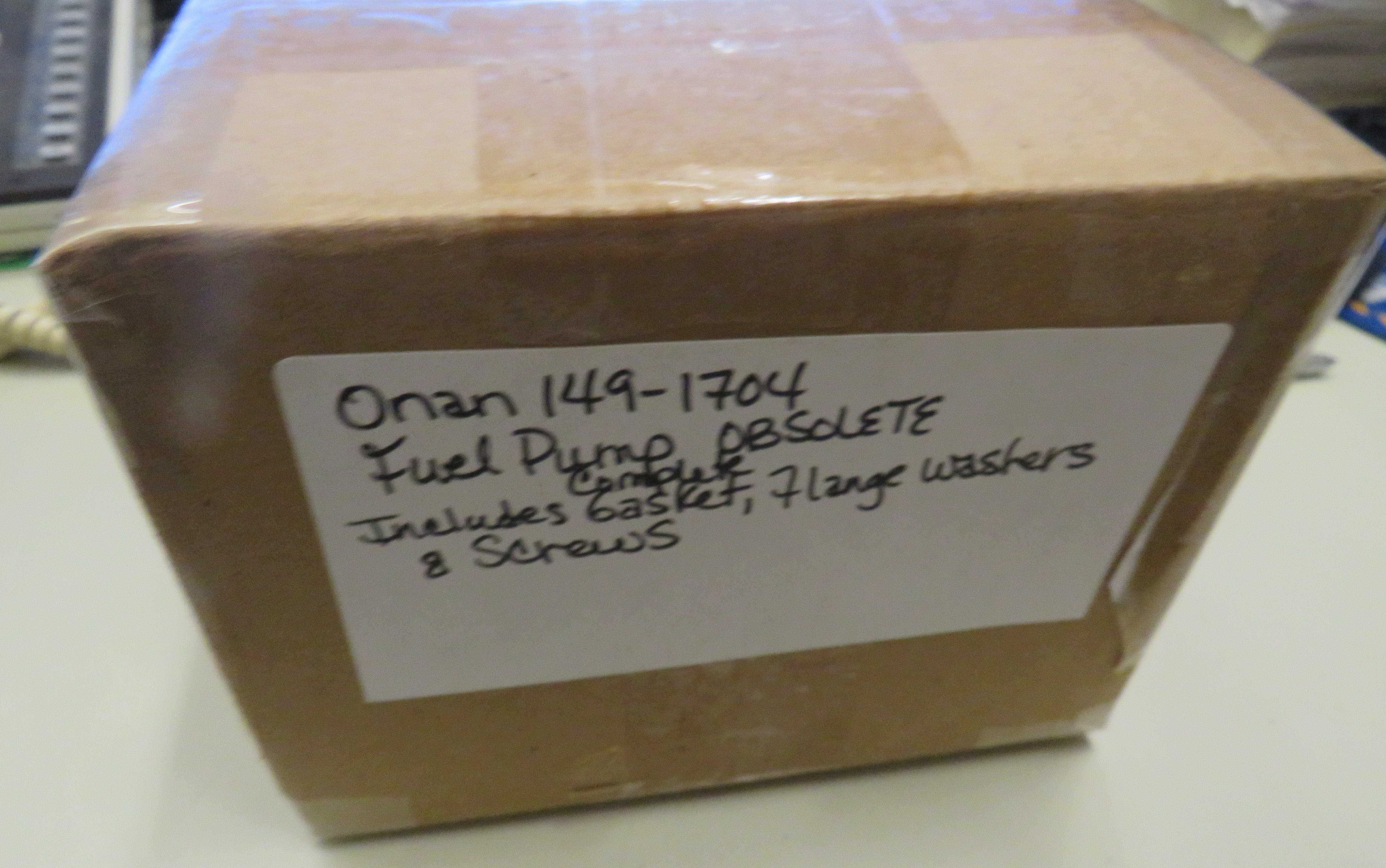 149-1704, 149-1790, 149-1003 & 149-1020 Onan Fuel Pump Series DJC (OBSOLETE) Includes Gasket 149-0792 & (2) Fuel Pump Washers 149-1307 8/14/2024 THIS PART IS IN STOCK 8/14/2024