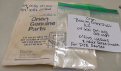 Onan Bearing Crankshaft Kit Oil Seal 509-0086 & 509-0087, O'Rings, washers and Never Seeze Grease for DJE Genset 9/5/2024 THIS PART IS IN STOCK 9/5/2024