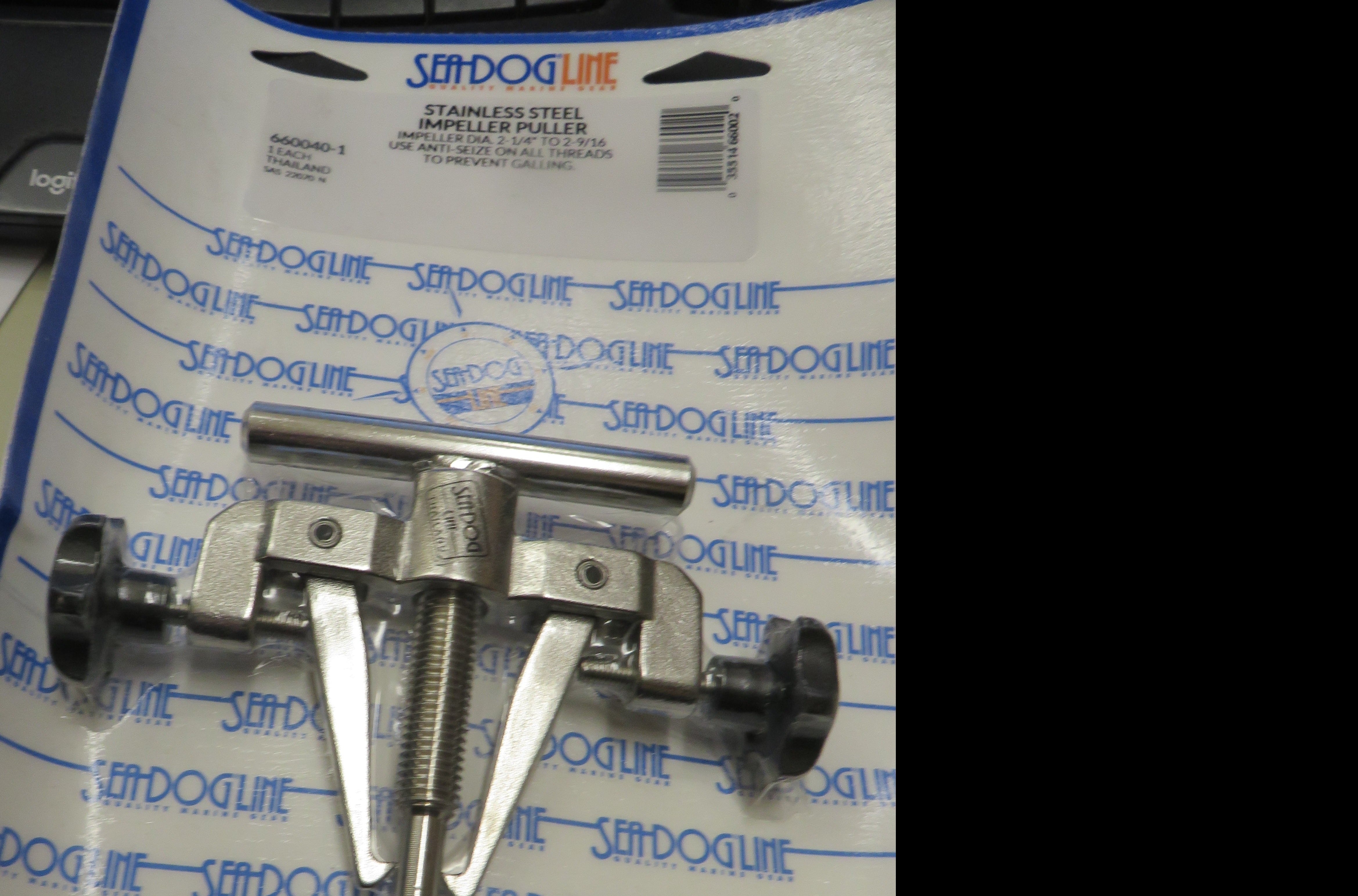 Sea Dog Line 660040-1 Impeller Removal Tool or 50070-0040 Jabsco 5/22/2024 THIS PART IS IN STOCK 5/22/2024