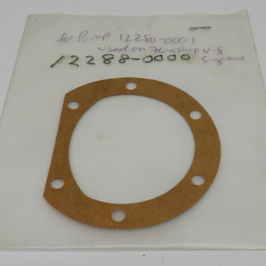 12288-0000 Jabsco Gasket for Johnson pump 12280-0001 used on Flagship V8 Engines 3/5/2025 THIS PART IS IN STOCK 3/5/2025