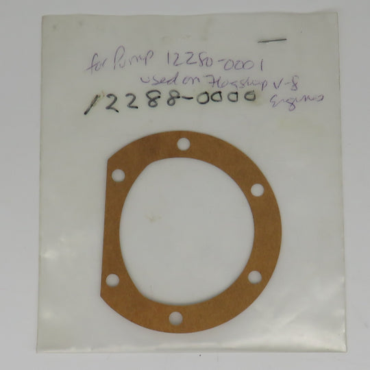 12288-0000 Jabsco Gasket for Johnson pump 12280-0001 used on Flagship V8 Engines 3/5/2025 THIS PART IS IN STOCK 3/5/2025