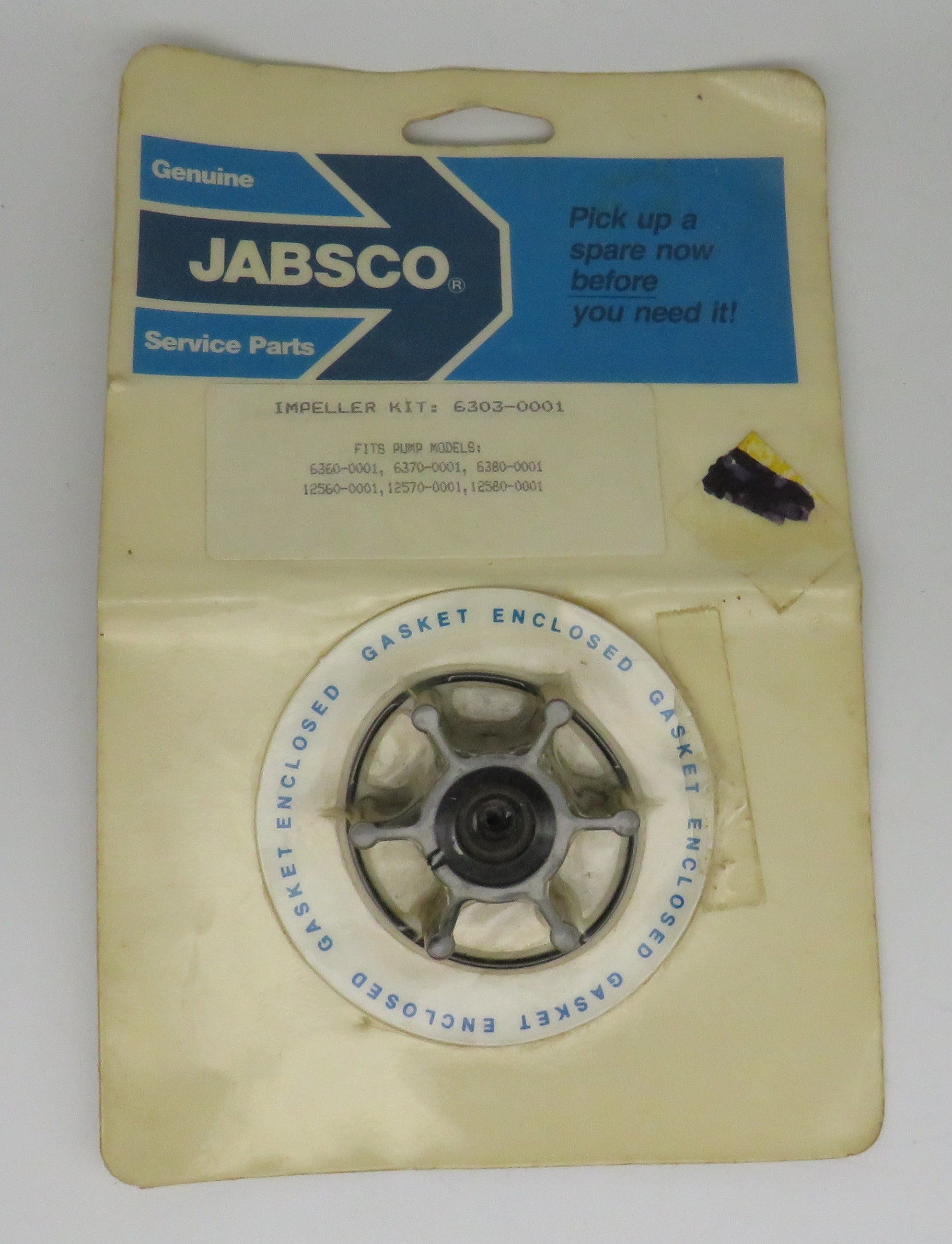 6303-0001 Jabsco Par Impeller Kit 6303-0001-P Profile H