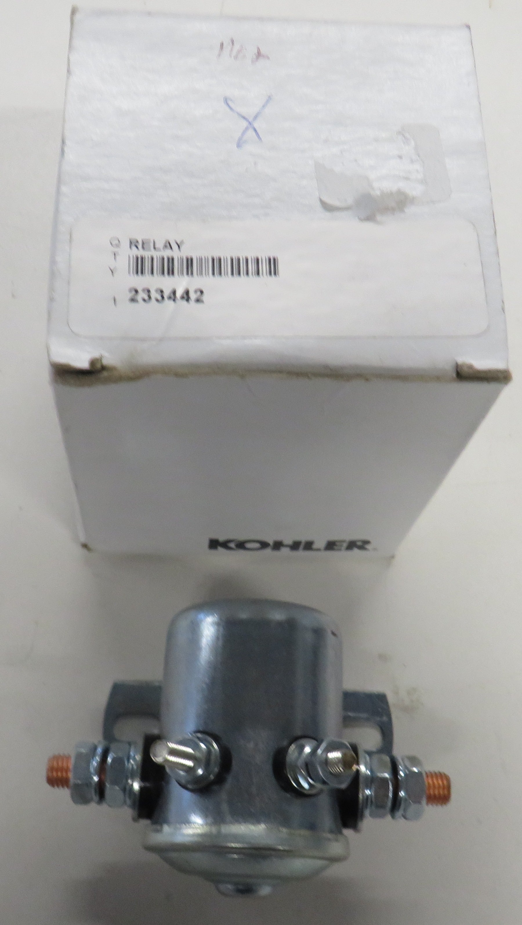 Kohler 233442 Relay, 12VDC 12/18/2024 THIS PART IS IN STOCK 12/18/2024