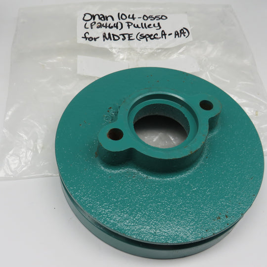 104-0550 Onan Pulley P2464 (OBSOLETE) for MDJE (Spec A-AA) 12/20/2024 THIS PART IS IN STOCK 12/20/2024