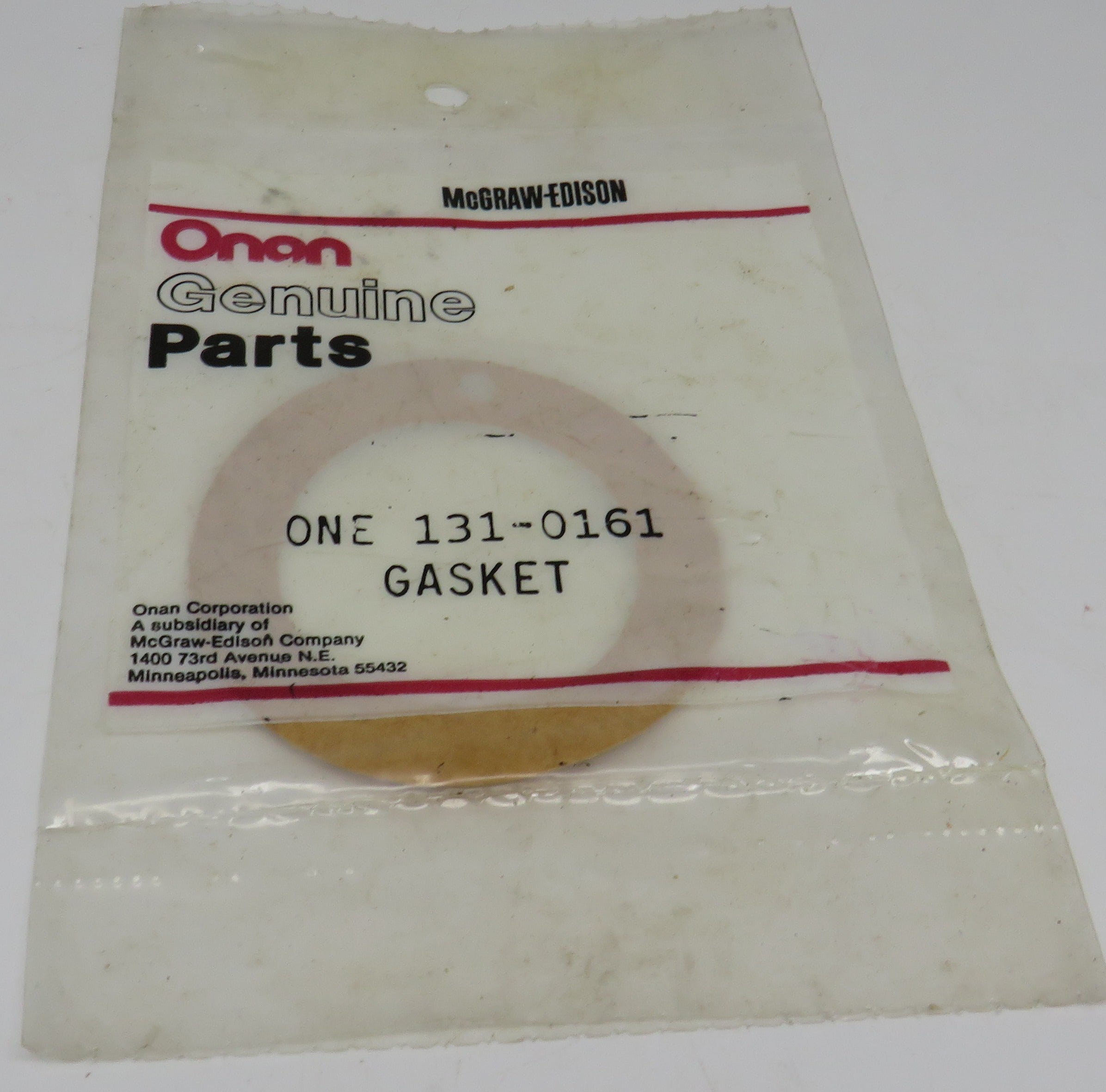 131-0161 Onan Water Pump Gasket for 131-0160 Impeller For MCCK 12/10/2024 THIS PART IS IN STOCK 12/10/2024