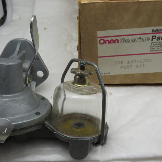 149-1704, 149-1790, 149-1003 & 149-1020 Onan Fuel Pump Series DJC (OBSOLETE) Includes Gasket 149-0792 & (2) Fuel Pump Washers 149-1307 8/14/2024 THIS PART IS IN STOCK 8/14/2024