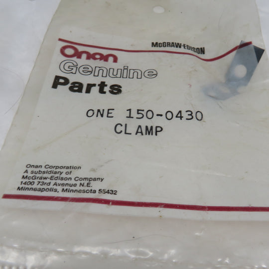 Onan 150-0430 Spring Bracket Clamp 2/8/2024 THIS PART IS IN STOCK 2/8/2024