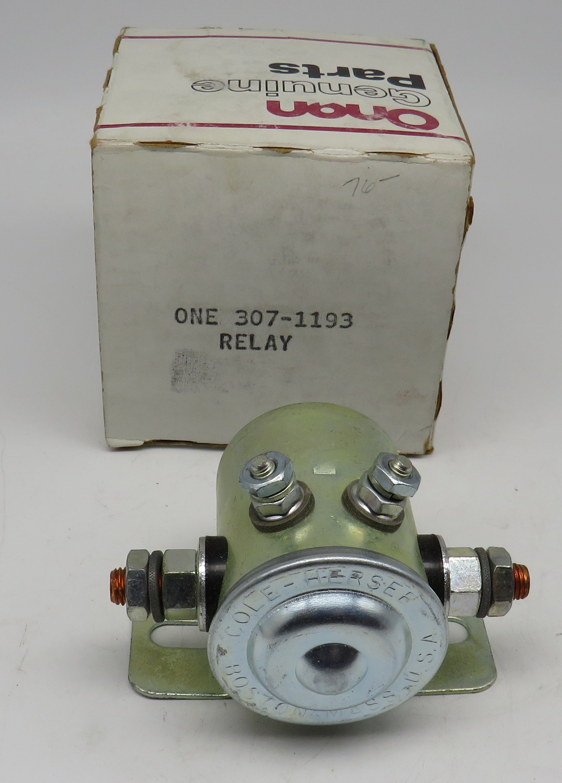 307-1193 Onan Starter Solenoid 12V Relay OBSOLETE 3/25/2024 THIS PART IS IN STOCK as of 3/25/2024